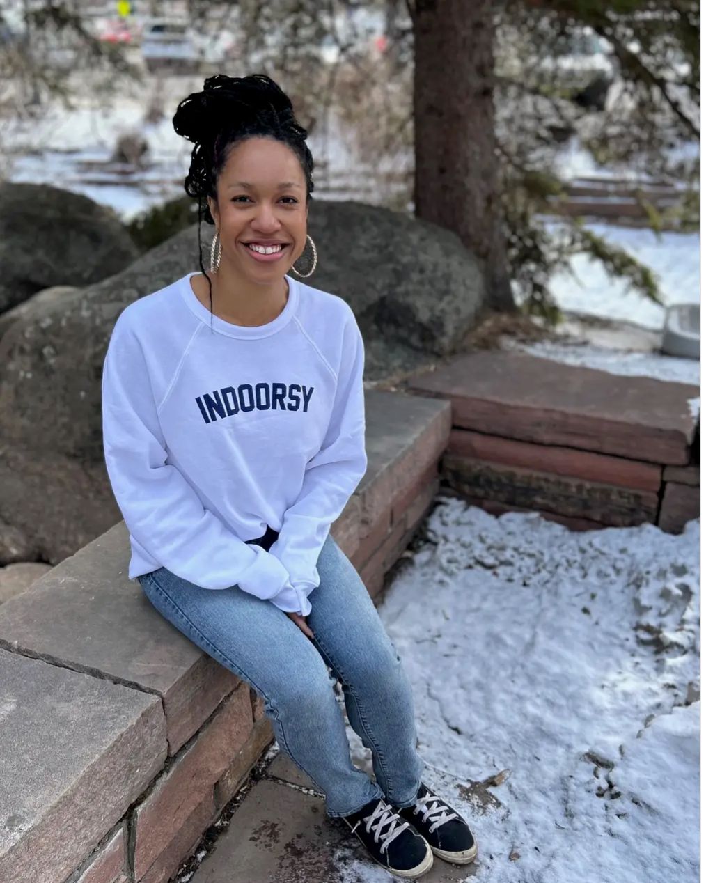Indoorsy Crew - White FINAL SALE