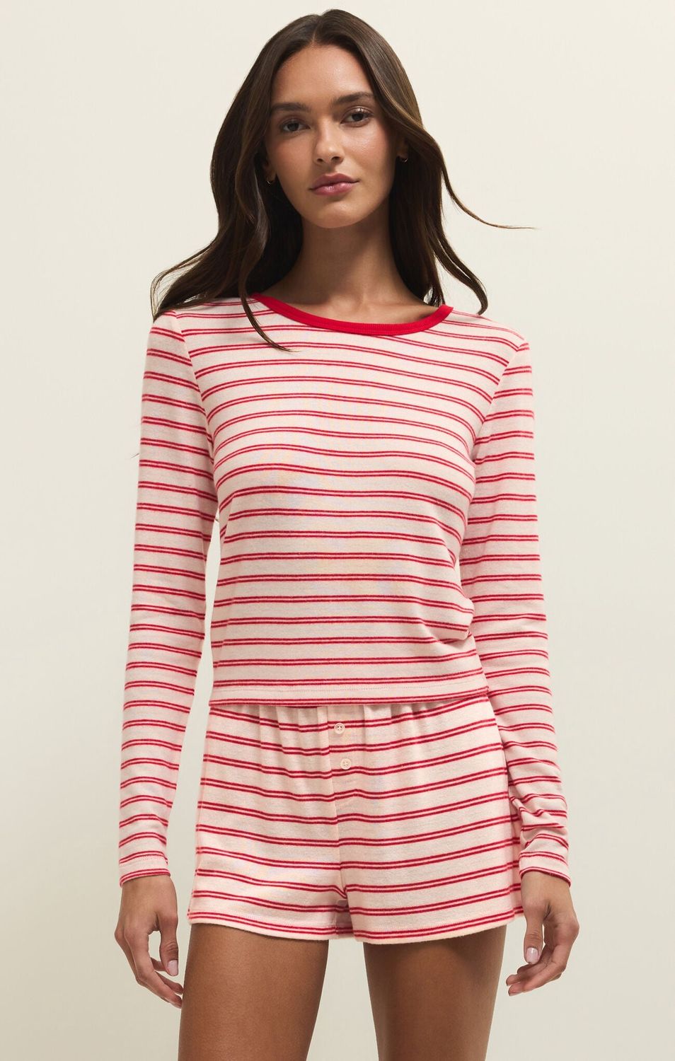 Night in Stripes L/S Top
