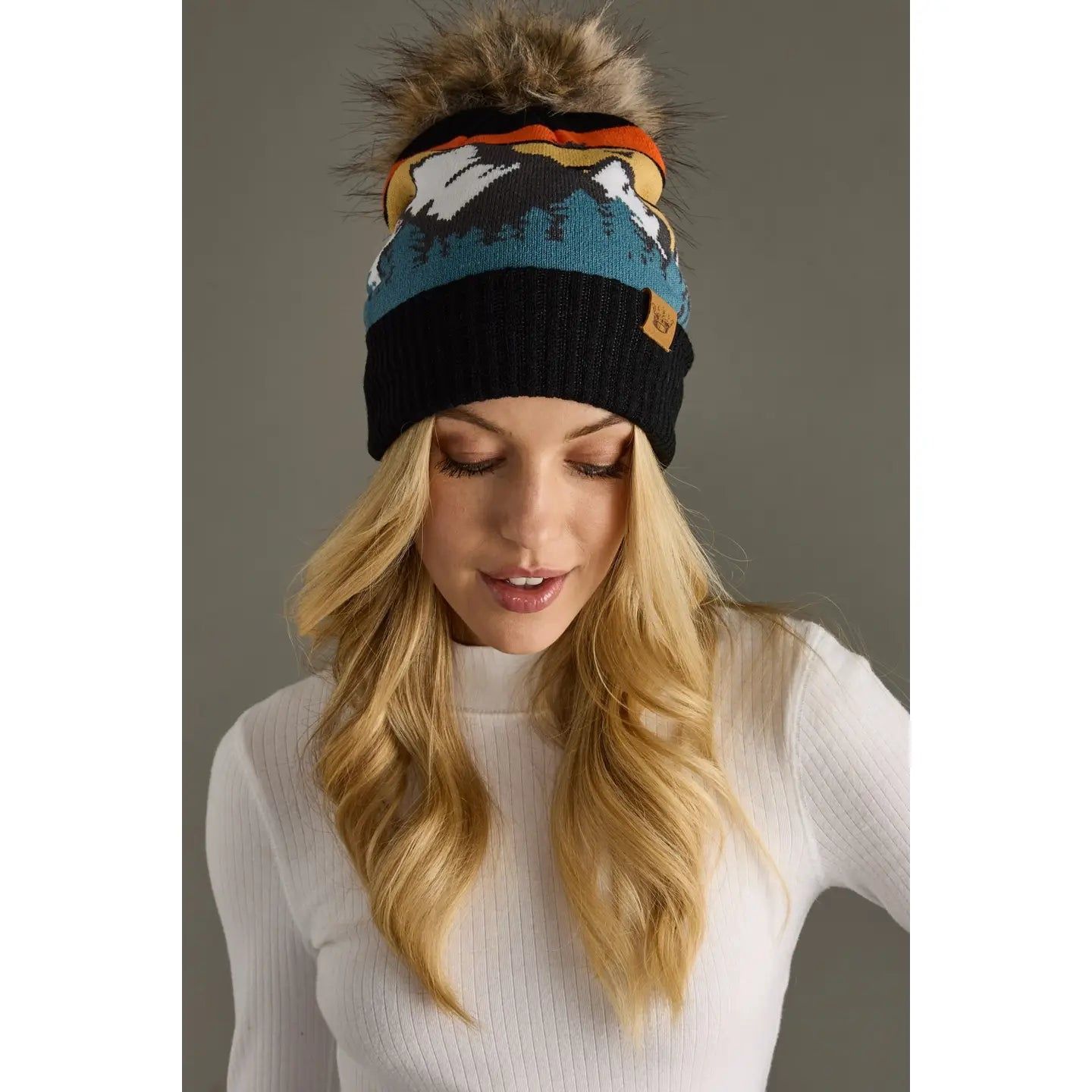 Landscape Pom Beanie