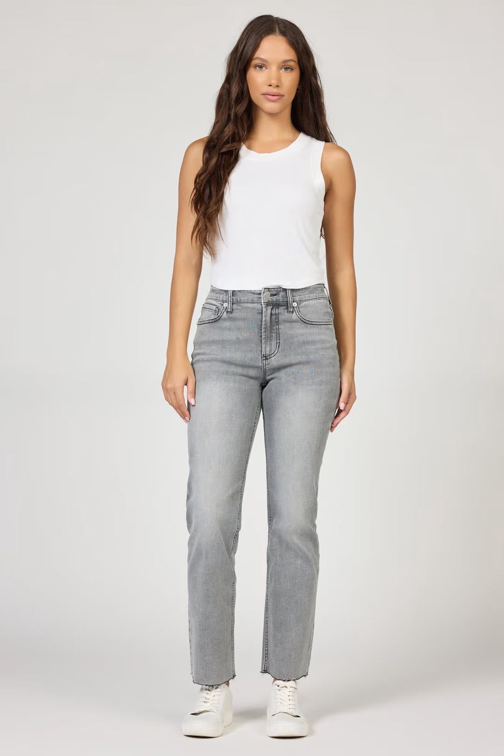 Anika Straight Leg - Grey