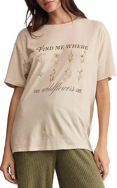 Boyfriend Wildflowers Tee