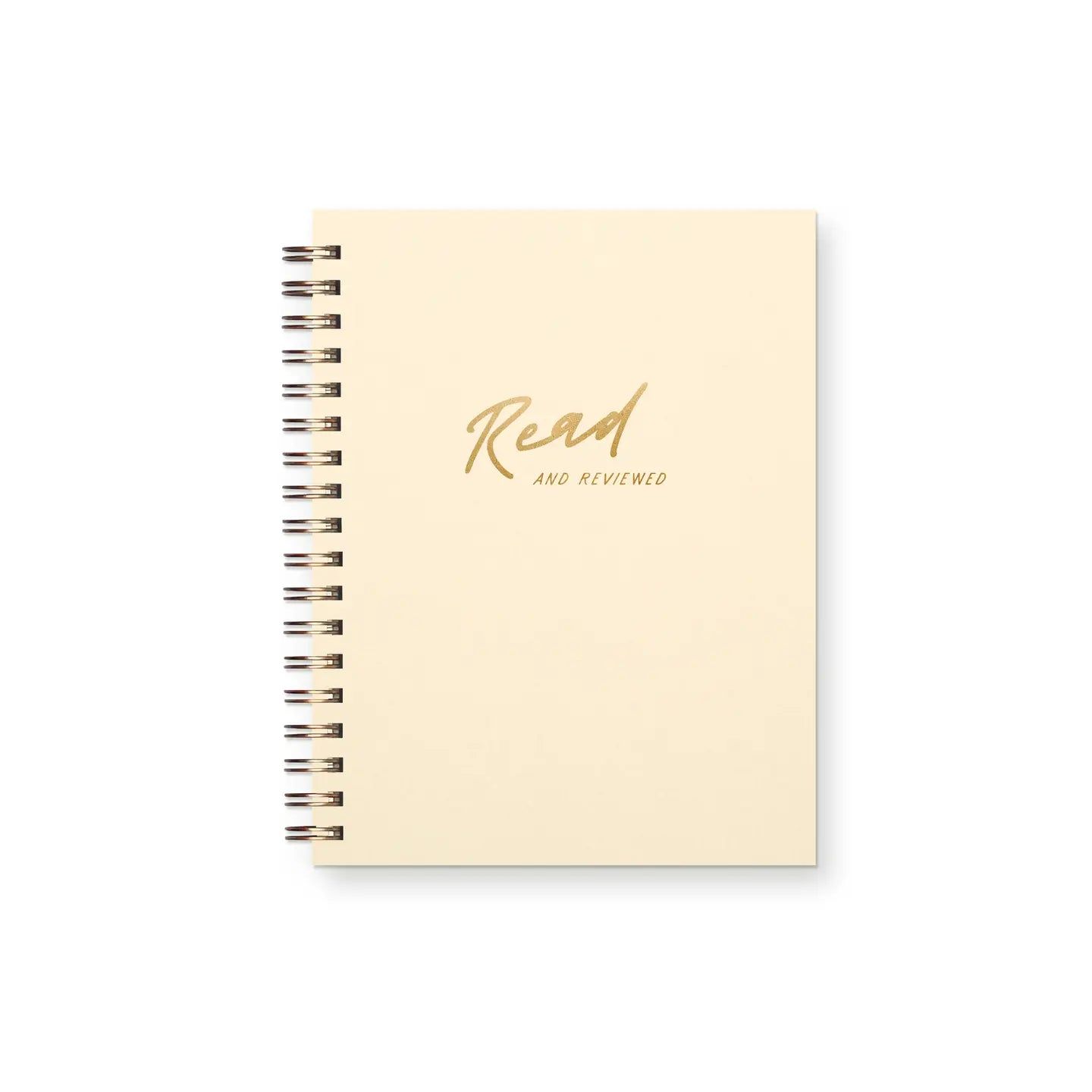 Book Log Journal, Color: French Vanilla