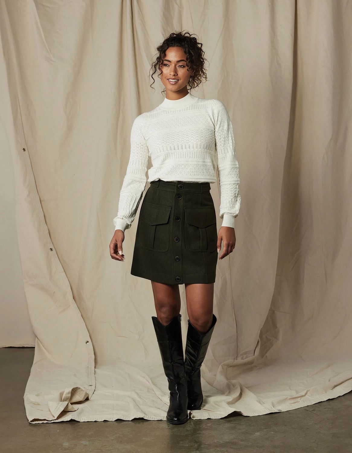 Utility Mini Skirt
