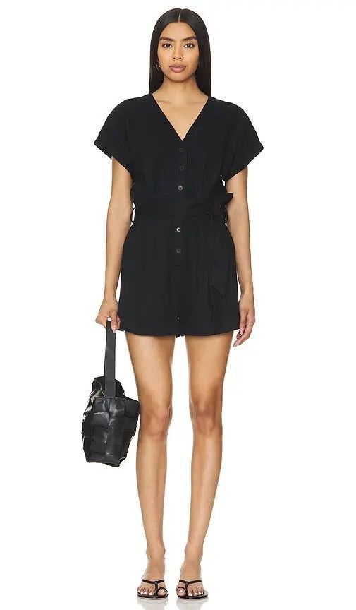 Maisie Romper - Black
