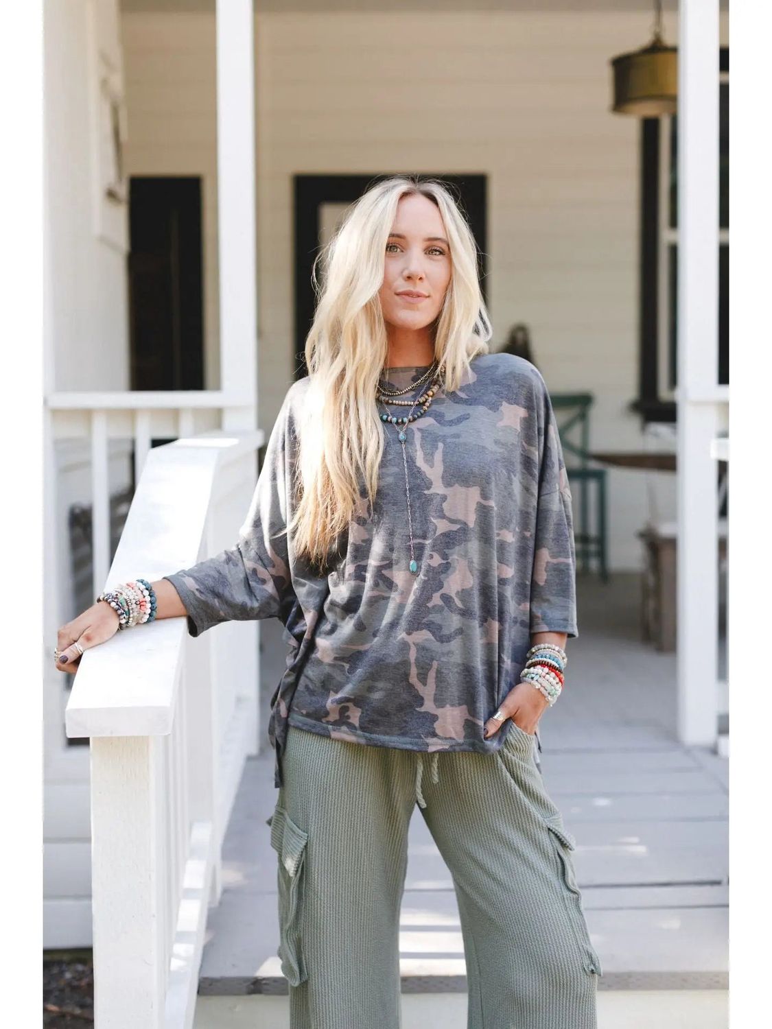 Country Girl Camp Top