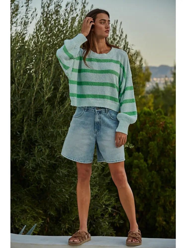 Striped Pullover Sweater