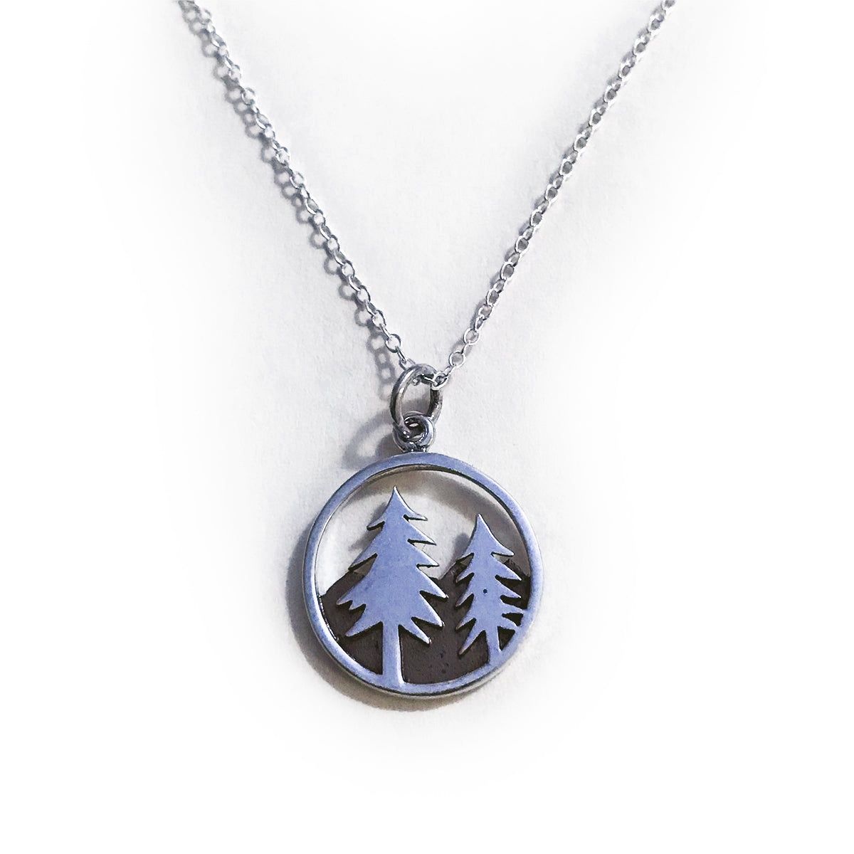 Donovan Grey Trees Necklace