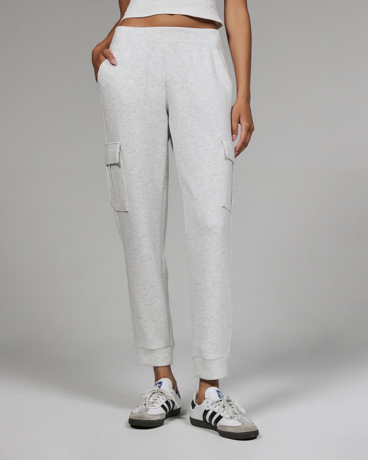 REV Cargo Jogger - Heather Light Grey