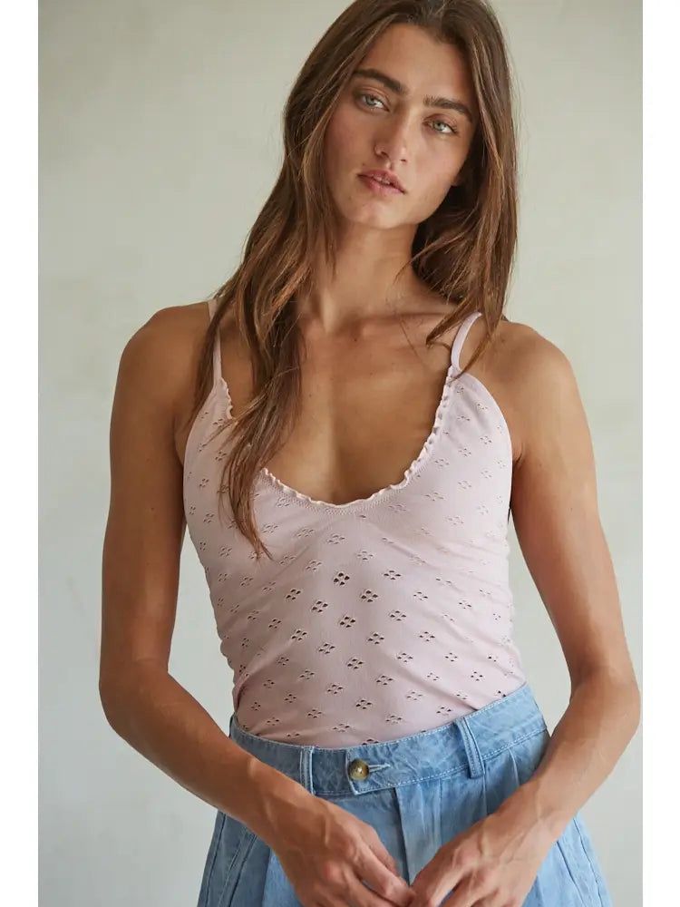 Eyelet Merrow Cami