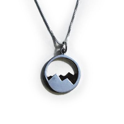 Donovan Grey Mountain Necklace
