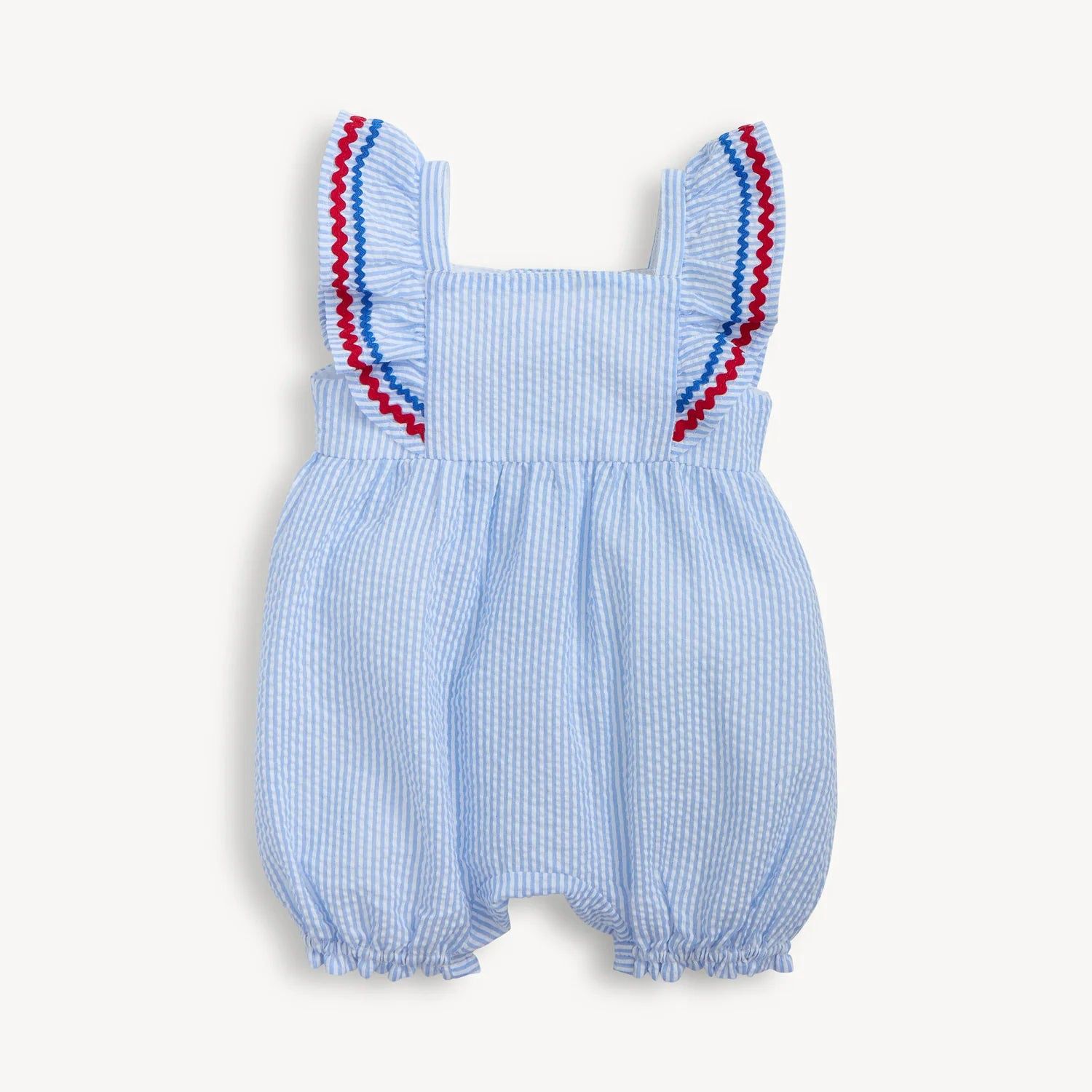 Flutter Seersucker Romper