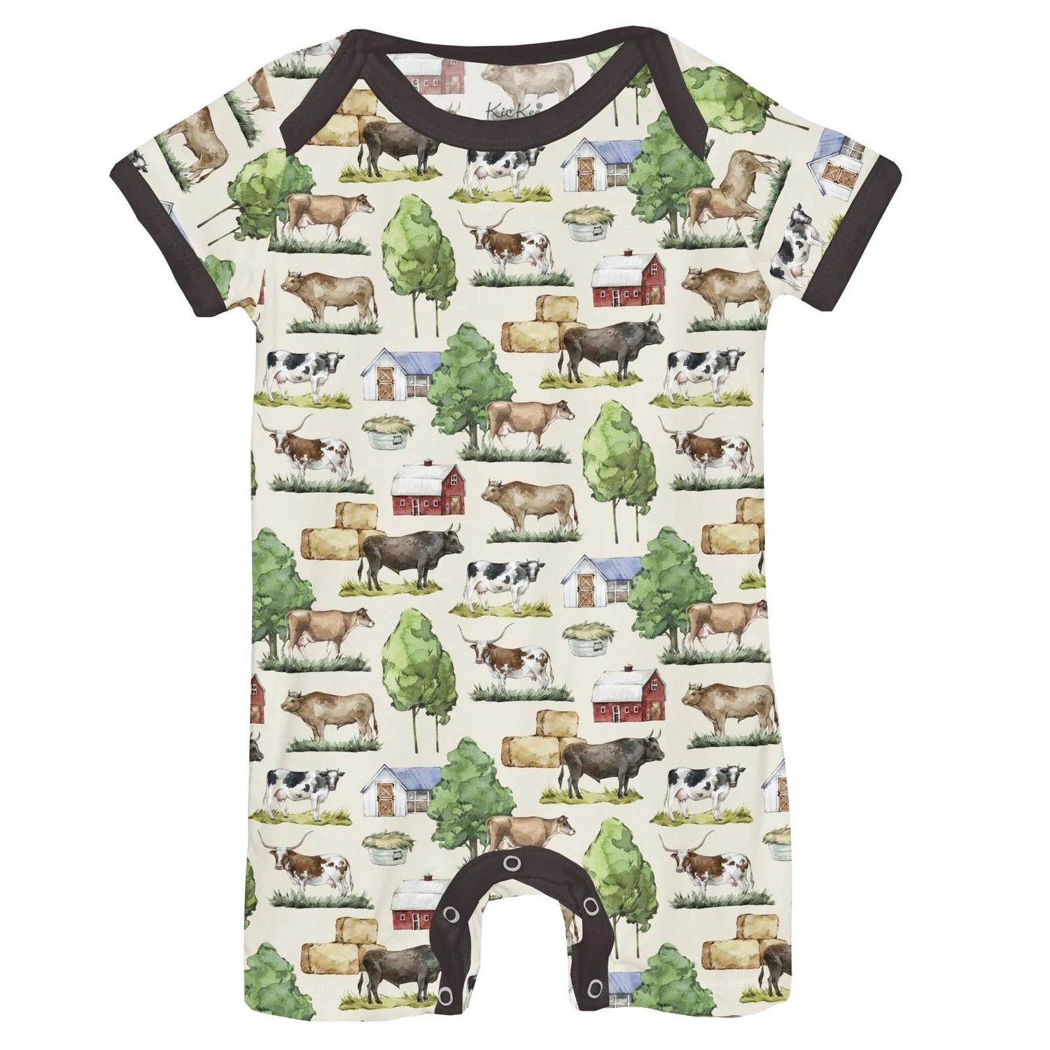 Grazing Cows Beau Romper