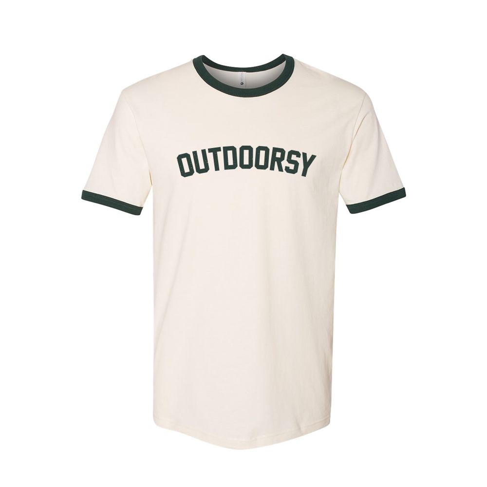 Outdoorsy Ringer Tee