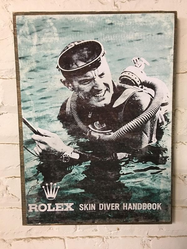Rolex Skin Diver handbook art