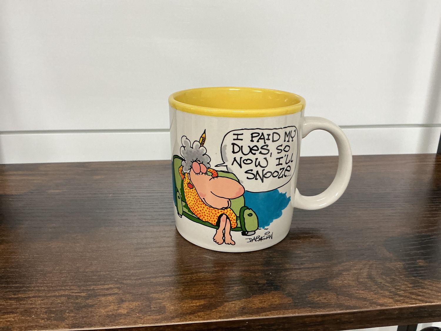 1987 Dues mug