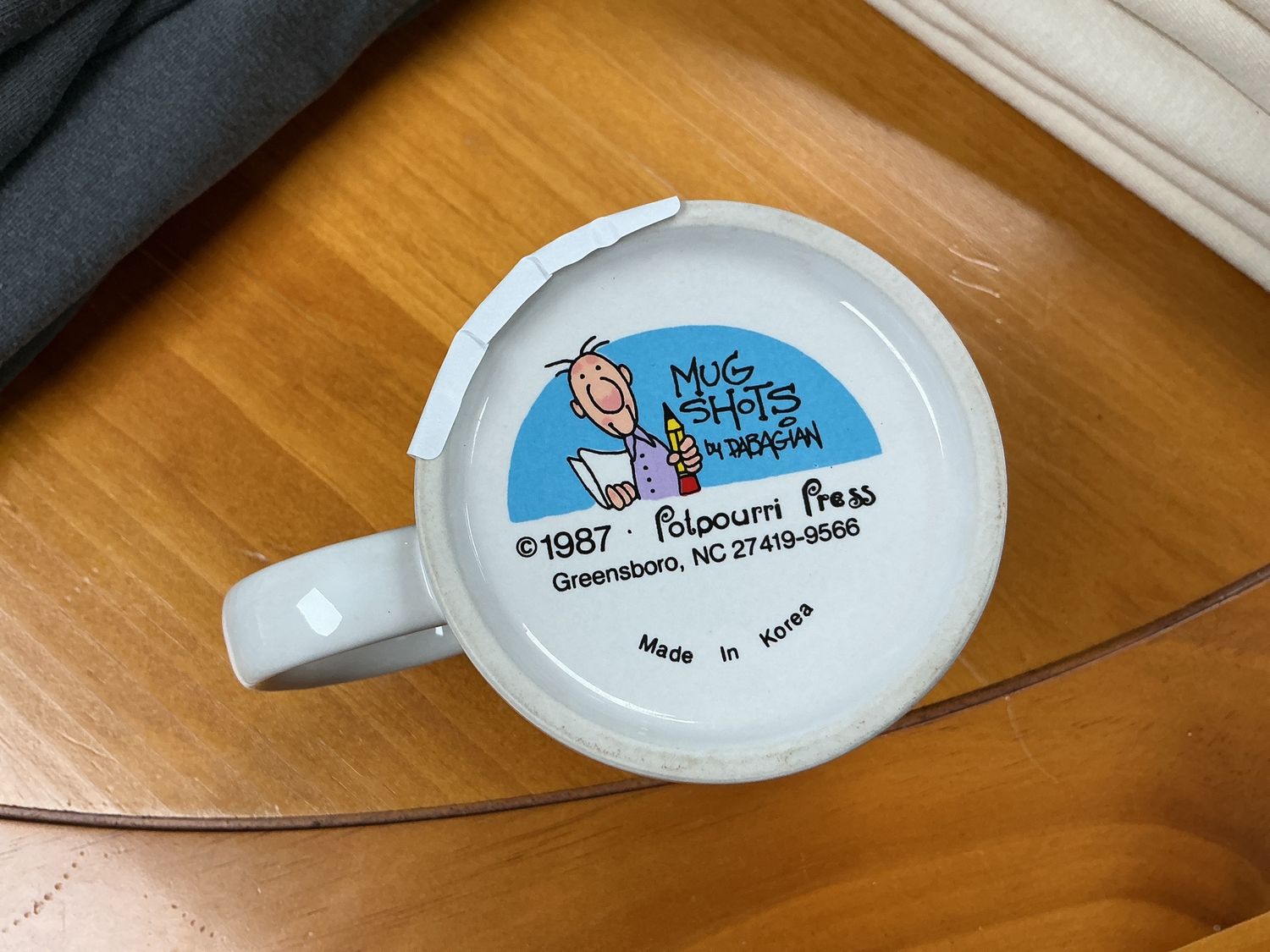 1987 Dues mug