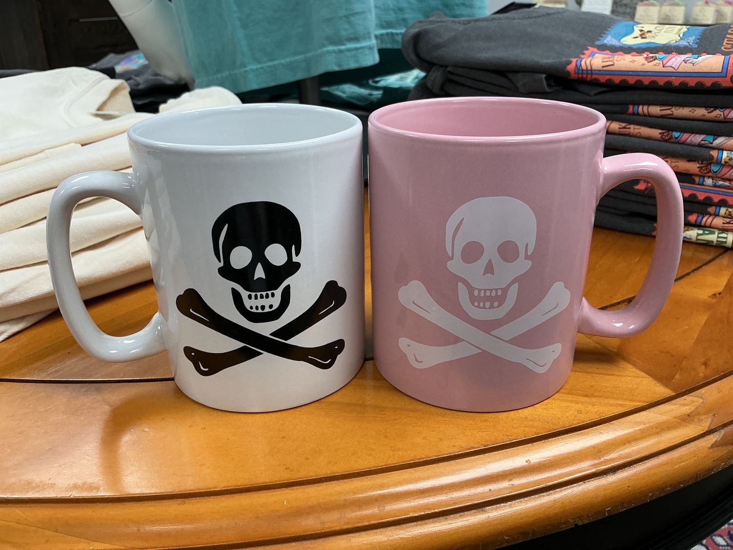 Girl/ Boy Crossbones mug