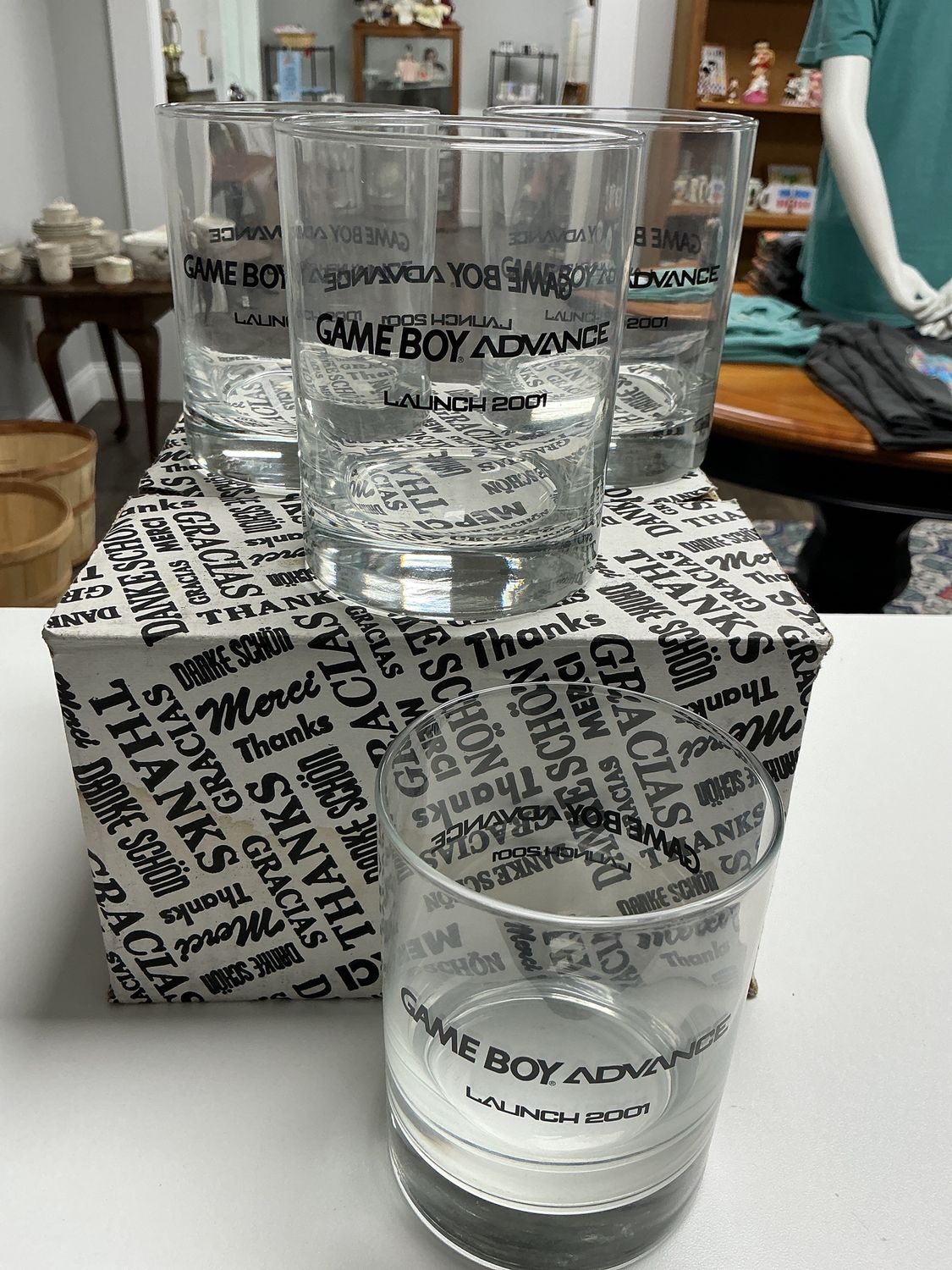 Gameboy Advance Glass set