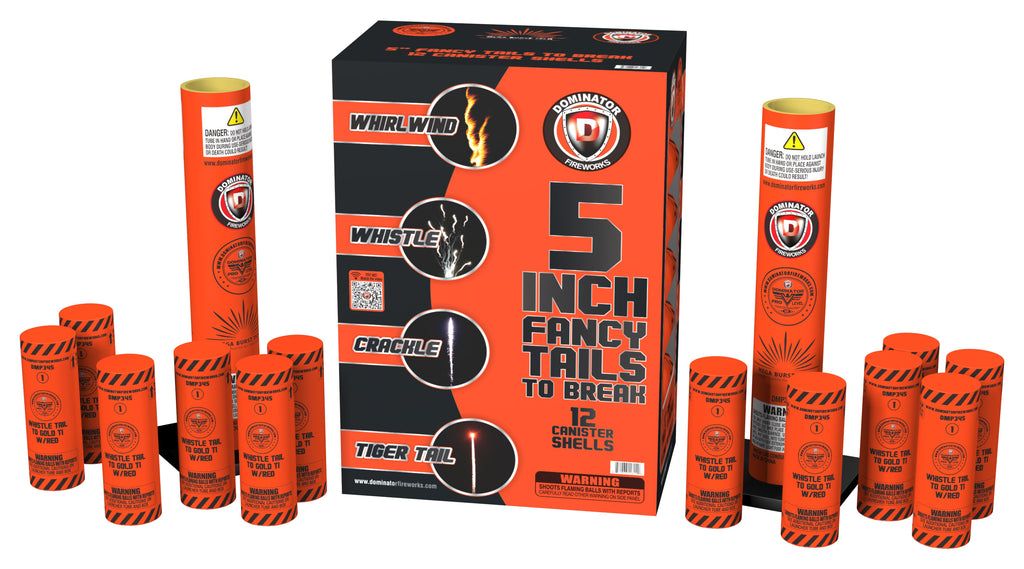 5 Inch Fancy Tails to Break 12pk