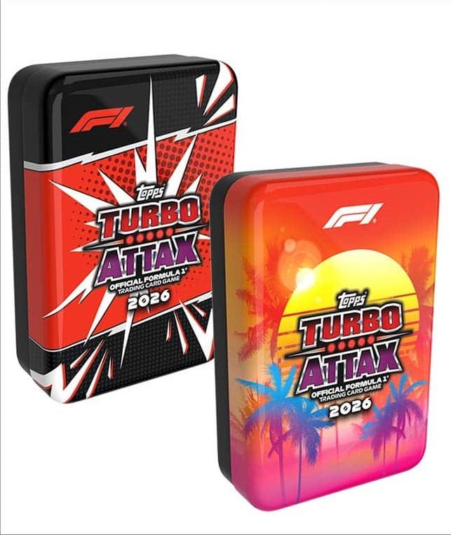 Topps Turbo Attax Formel 1 TC 2026 – MEGA TIN Guardians of the Grid & Sunshine State (beinhaltet 1 TIN)