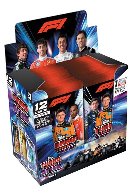 Topps Turbo Attax Formel 1 TC 2026 – 24er DISPLAY