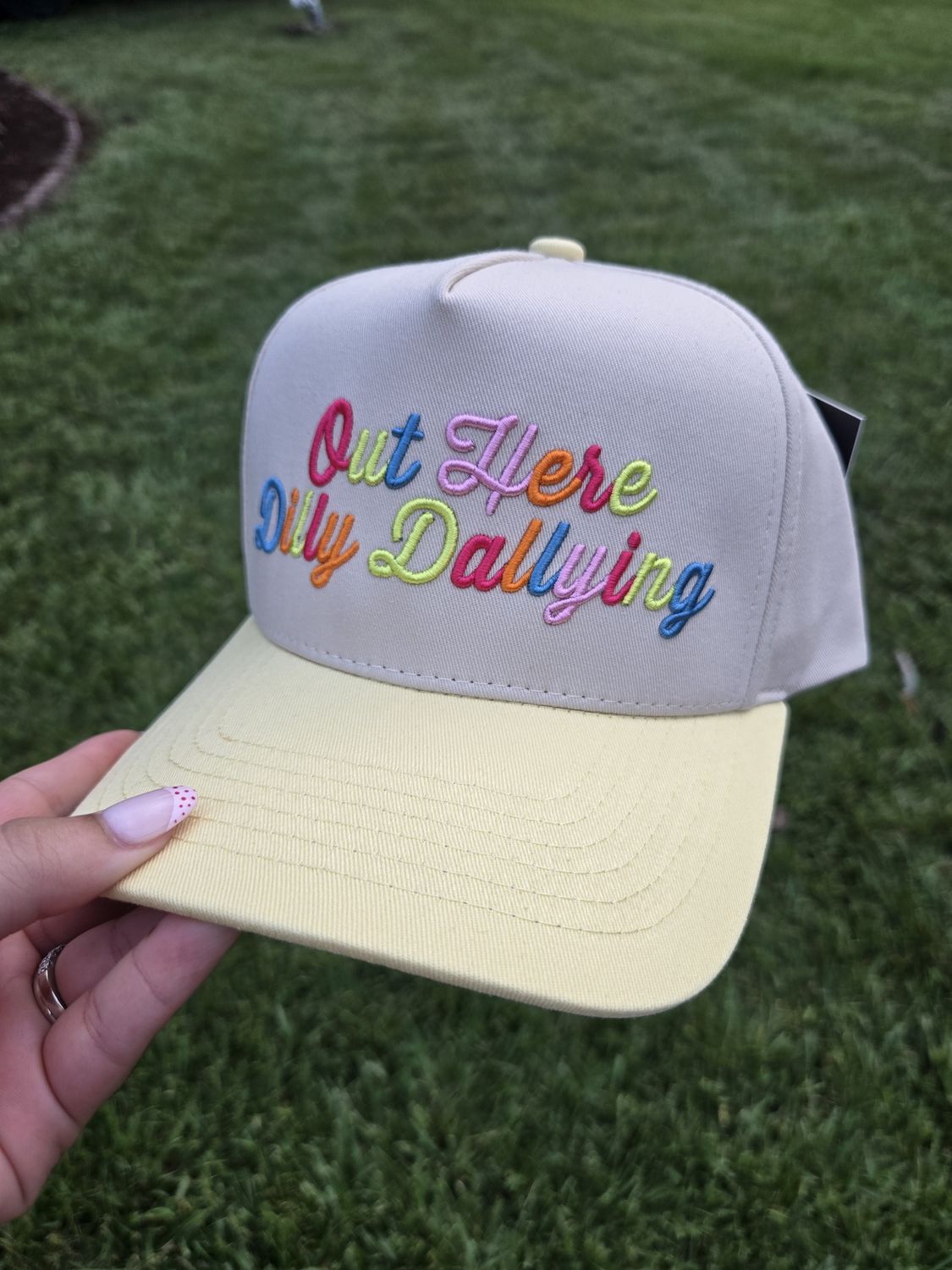 "Out Here Dilly Dallying" Trucker Hat