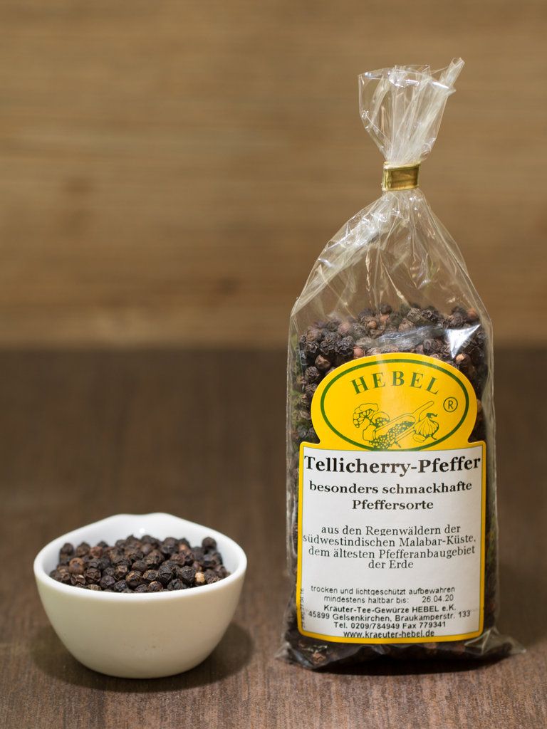 Tellicherry-Pfefferkörner 100 g TGSEB