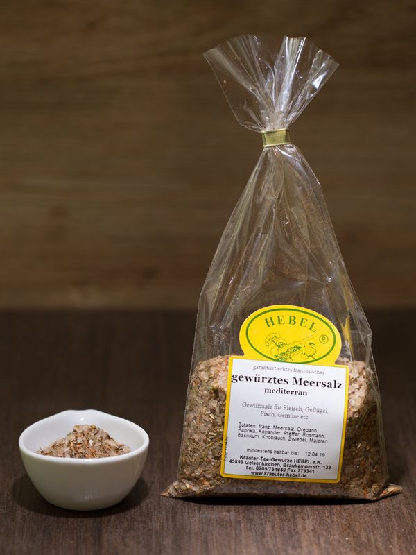 gewürztes Meersalz mediterran 250 g