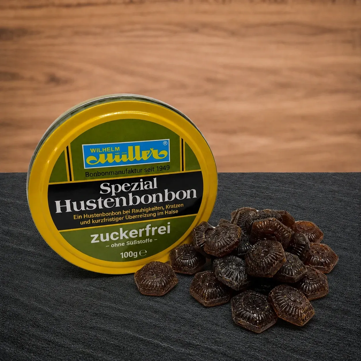 Müllers Spezial Hustenbonbon (zuckerfrei) Dose 100 g Müllers Spezial Hustenbonbon (zuckerfrei) Dose 100 g