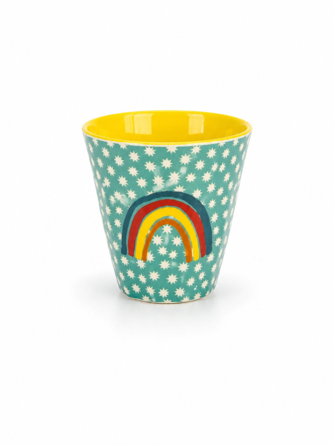 Rice DK Medium Cup - Rainbow and Stars Print Rice DK Medium Cup - Rainbow and Stars Print