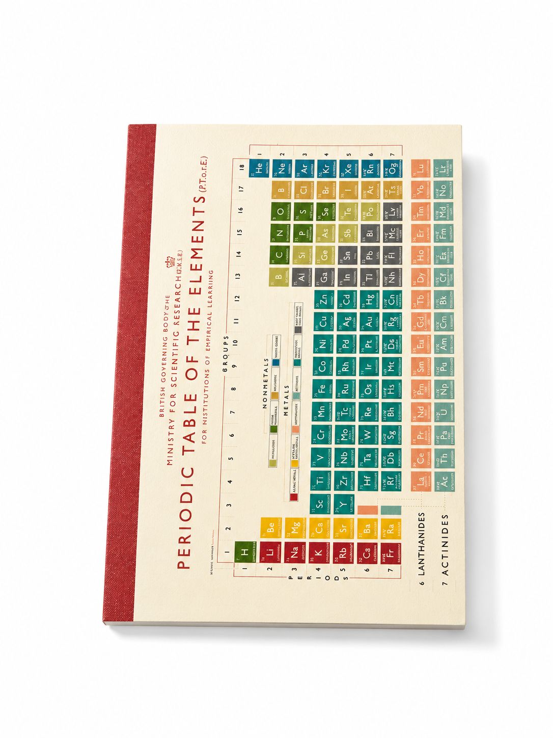Rex London A5 Notebook - Periodic Table Rex London A5 Notebook - Periodic Table