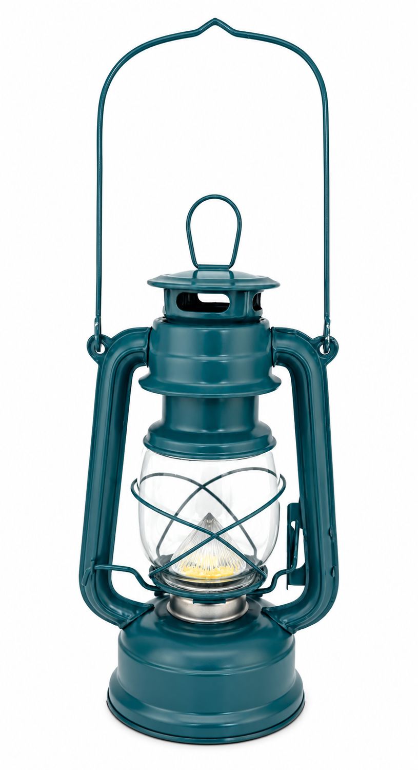 LED Hurricane Lantern - Blue LED Hurricane Lantern - Blue
