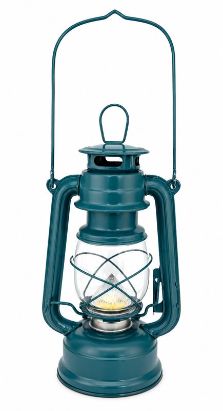 LED Hurricane Lantern - Blue