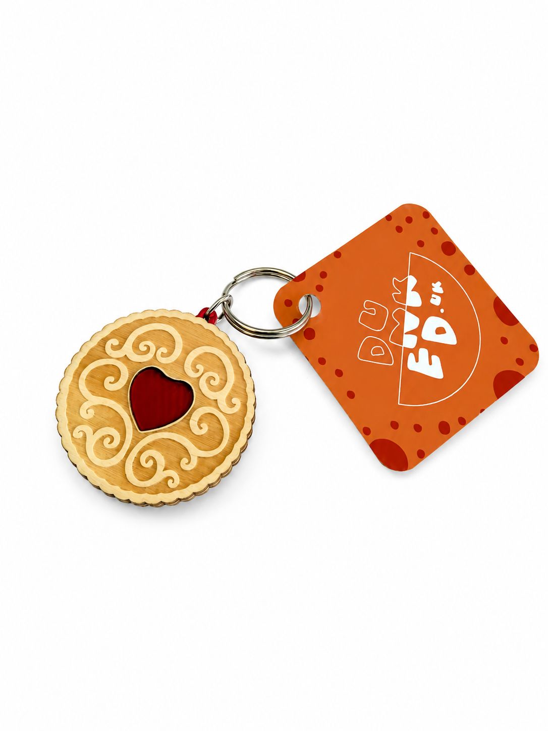 Dunked Jammy Dodger Keyring Dunked Jammy Dodger Keyring