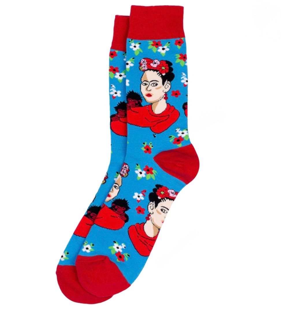Joe Cool Frida Kahlo Blue Socks M-L