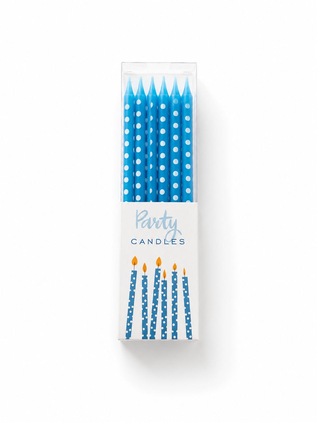 Rex London Blue Polka Dot Birthday Candles (10 pack) Rex London Blue Polka Dot Birthday Candles (10 pack)