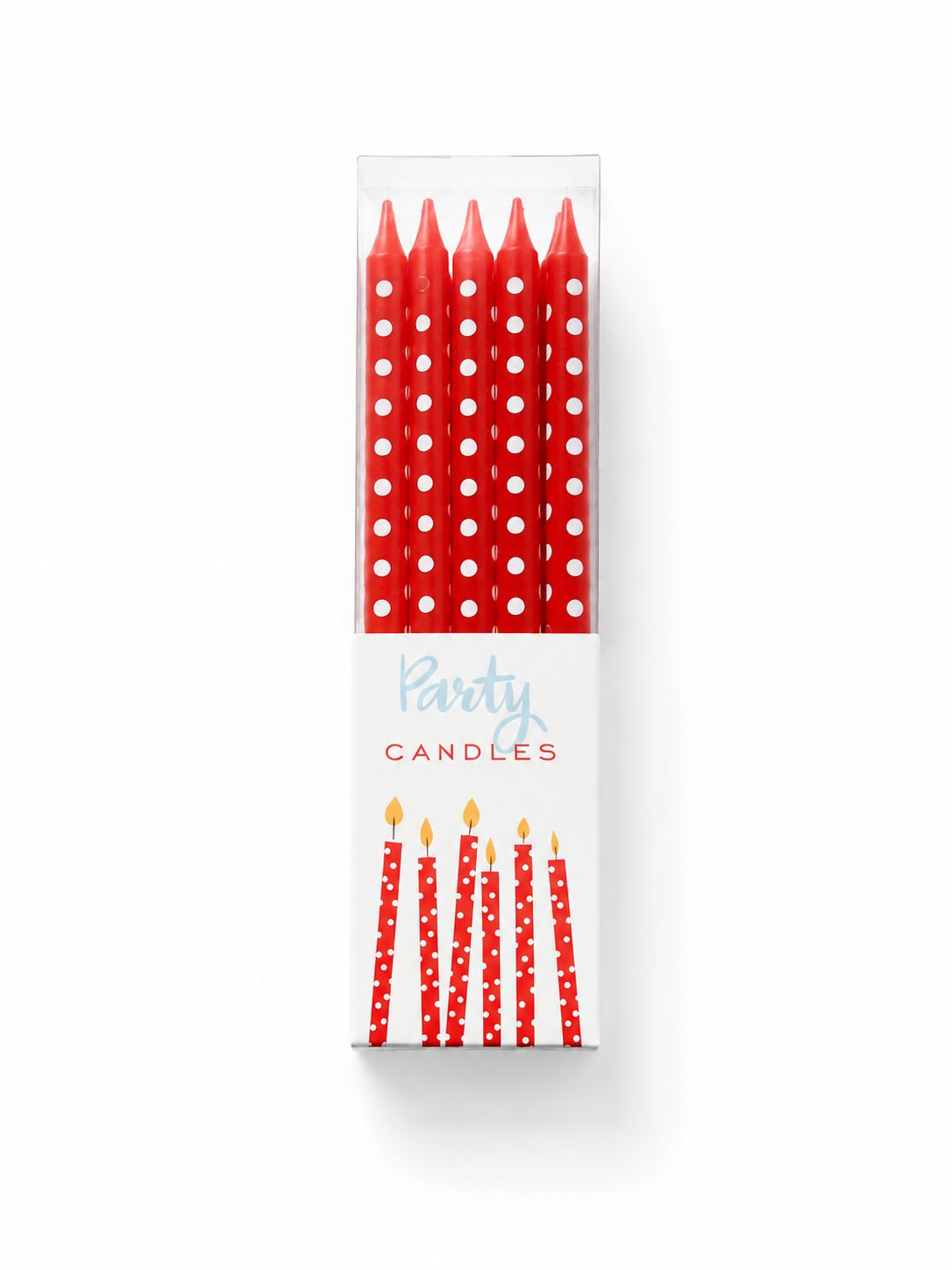 Rex London Red Polka Dot Birthday Candles (10 Pack) Rex London Red Polka Dot Birthday Candles (10 Pack)