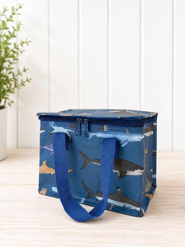Rex London Insulated lunch bag - Sharks