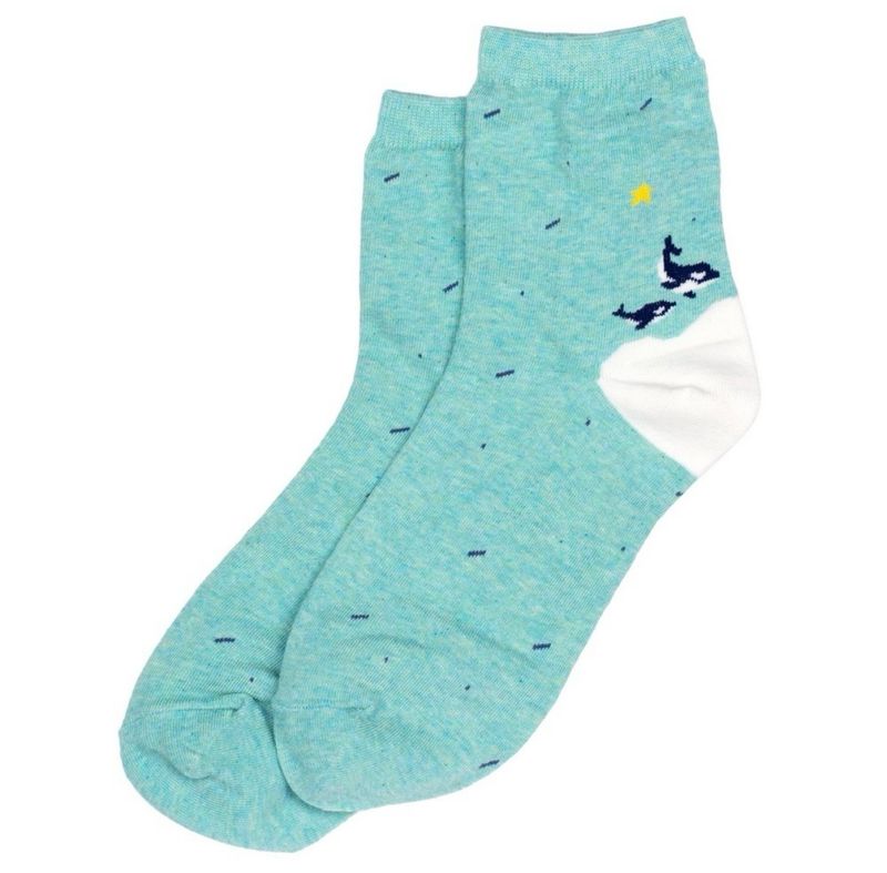 Joe Cool Arctic Orca Blue Socks S-M