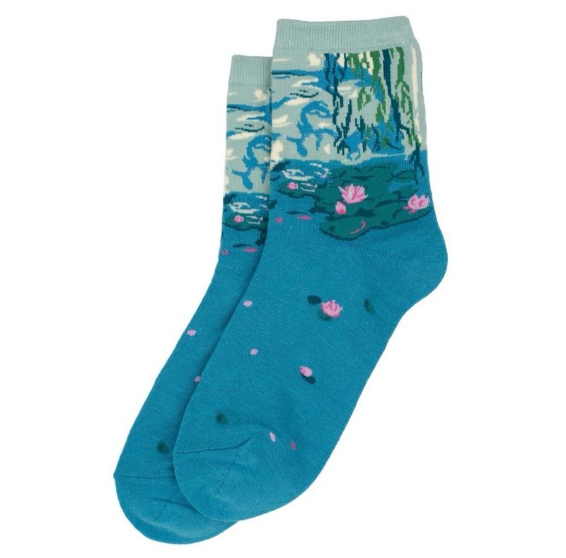 Joe Cool Monet Water Lilies Socks S-M