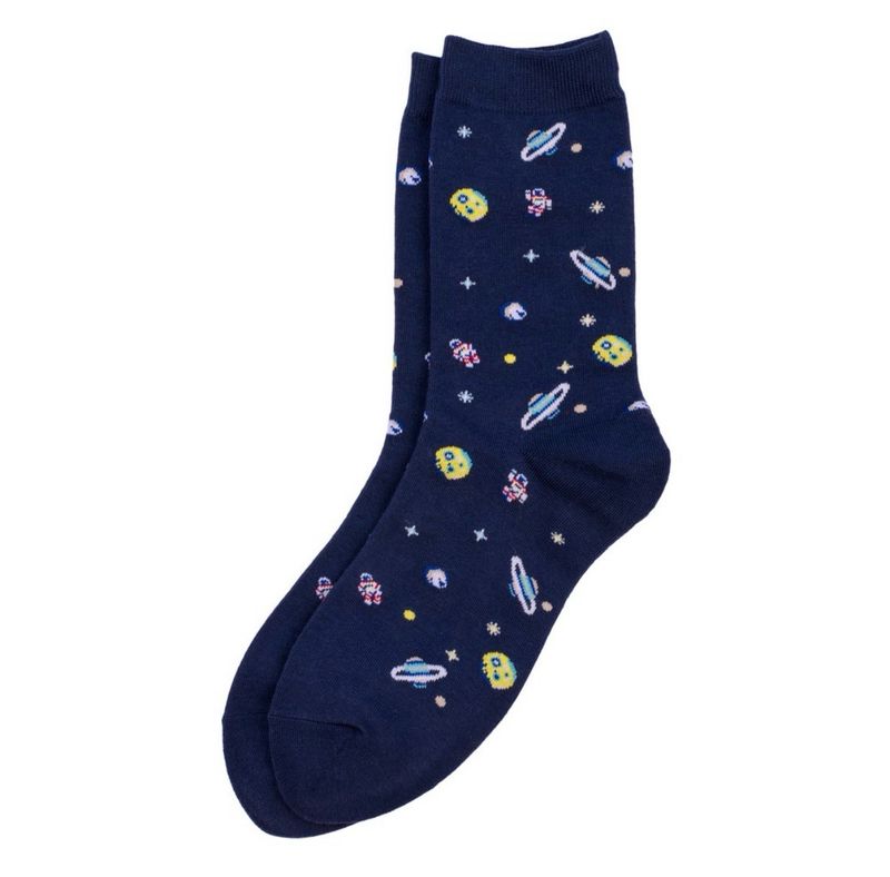 Joe Cool Cosmos Blue Socks S-M