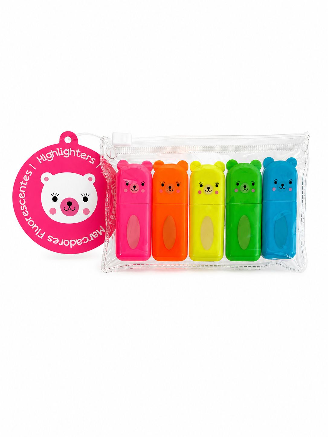 Rex London Bear Highlighters (set of 5)