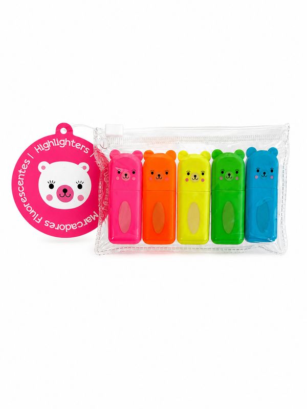 Rex London Bear Highlighters (set of 5)