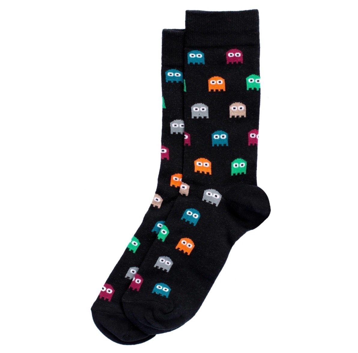 Joe Cool Arcade Ghost Black Socks M-L Joe Cool Arcade Ghost Black Socks M-L