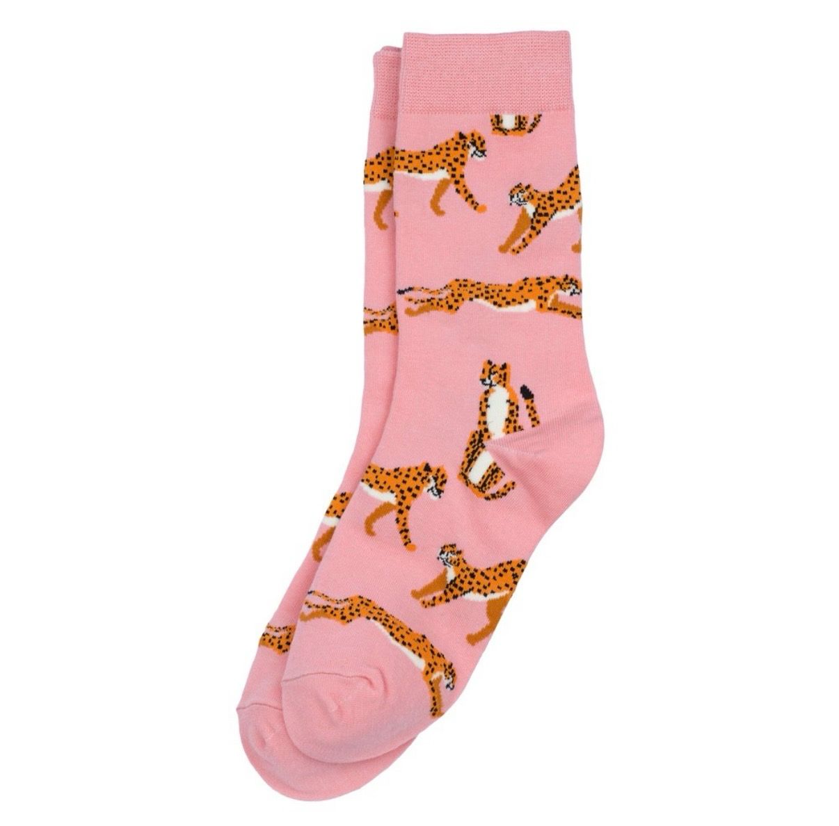 Joe Cool Cheetahs Light Pink Socks S-M Joe Cool Cheetahs Light Pink Socks S-M