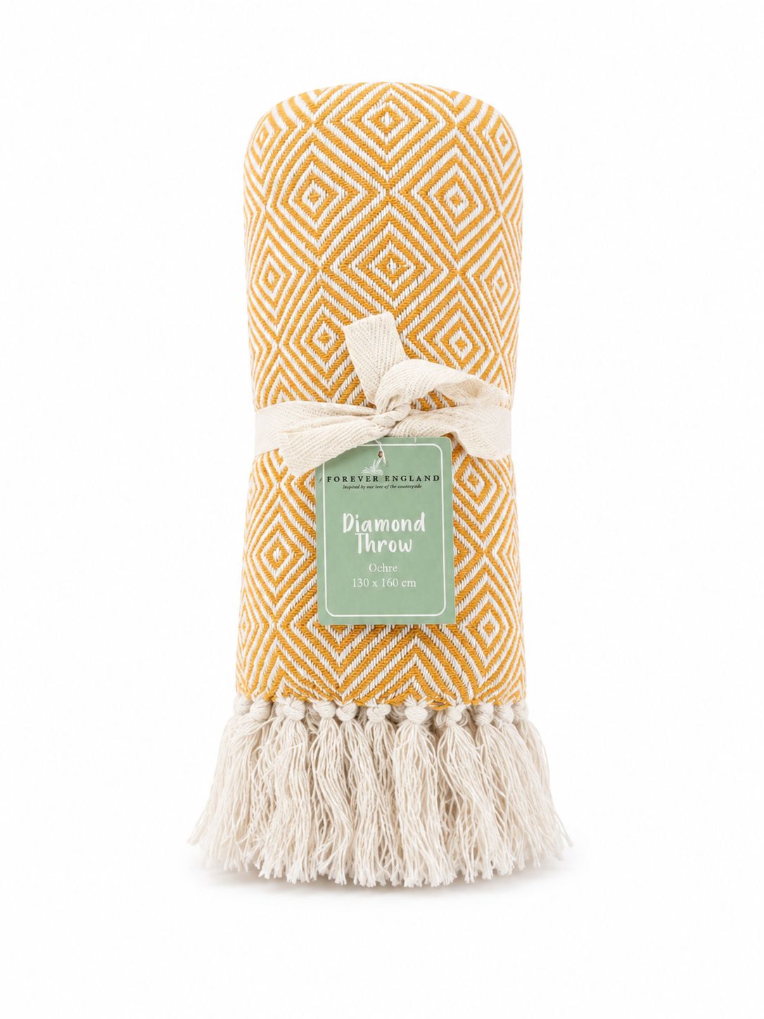 Forever England Ochre Throw - 130 X 160cm Forever England Ochre Throw - 130 X 160cm