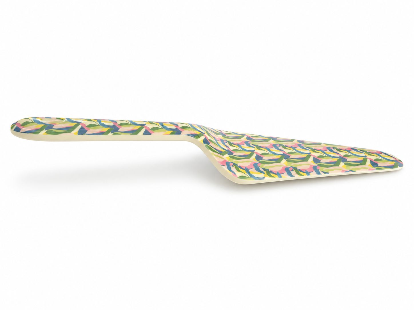 Rice DK Cake Server - Flower Me Happy Green Print Rice DK Cake Server - Flower Me Happy Green Print