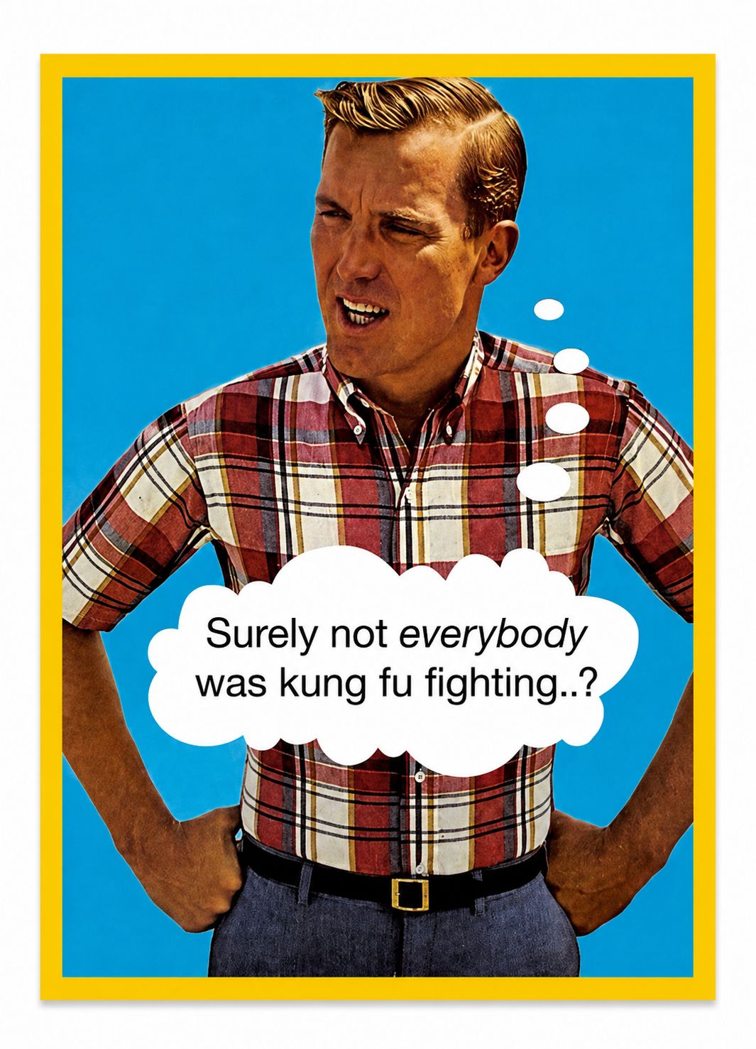 Kung Fu Fighting Card Kung Fu Fighting Card