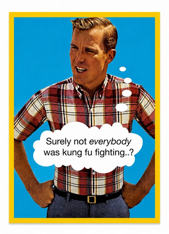 Kung Fu Fighting Card