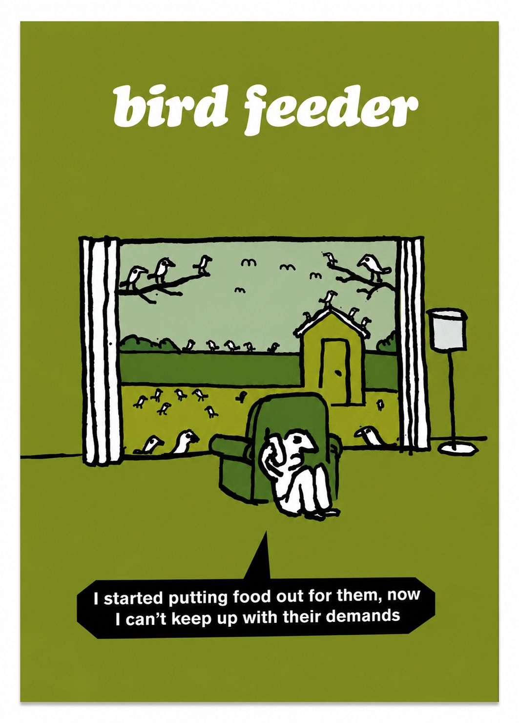 Bird Feeder Card Bird Feeder Card